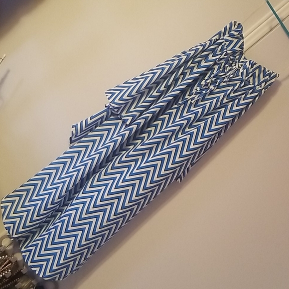 (🏷2/30) Hi Lo Asymmetrical Salsa Skirt Blue - Picture 4 of 5